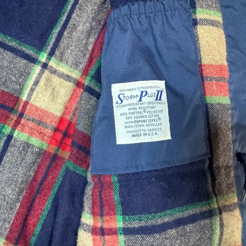 Vintage Sears Fieldmaster Dark Blue Barn Chore Coat Size Large